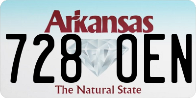 AR license plate 728OEN