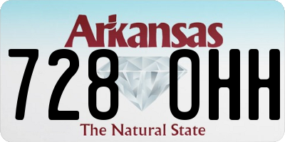AR license plate 728OHH