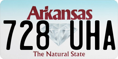 AR license plate 728UHA