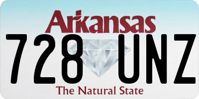 AR license plate 728UNZ