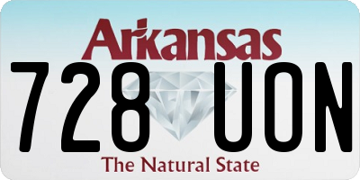 AR license plate 728UON