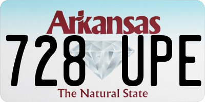 AR license plate 728UPE