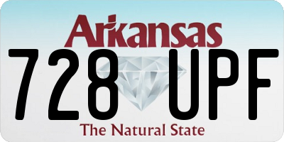 AR license plate 728UPF