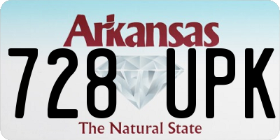 AR license plate 728UPK
