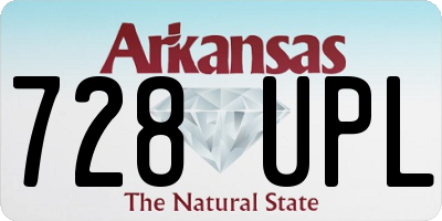 AR license plate 728UPL