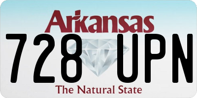 AR license plate 728UPN