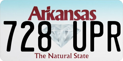 AR license plate 728UPR