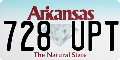 AR license plate 728UPT