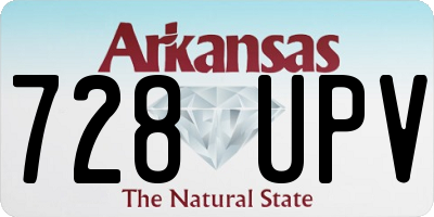 AR license plate 728UPV