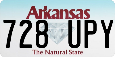 AR license plate 728UPY