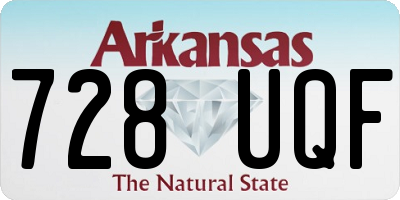 AR license plate 728UQF