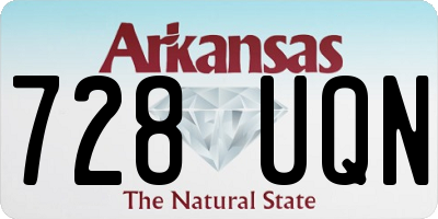 AR license plate 728UQN