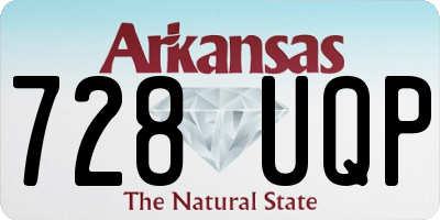 AR license plate 728UQP