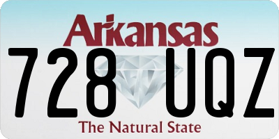 AR license plate 728UQZ