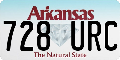 AR license plate 728URC