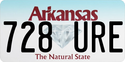 AR license plate 728URE
