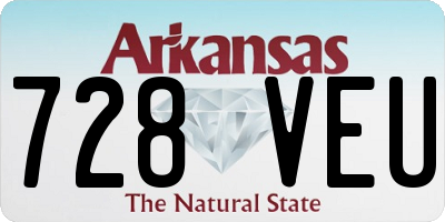 AR license plate 728VEU