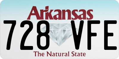 AR license plate 728VFE