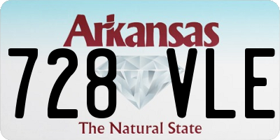 AR license plate 728VLE
