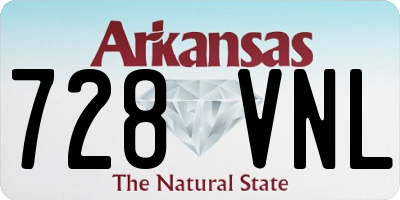 AR license plate 728VNL