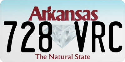 AR license plate 728VRC