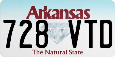 AR license plate 728VTD