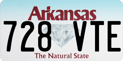 AR license plate 728VTE