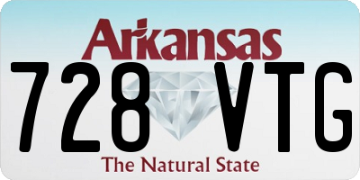 AR license plate 728VTG