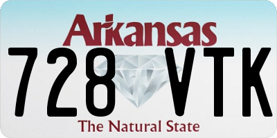 AR license plate 728VTK