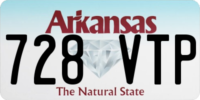 AR license plate 728VTP