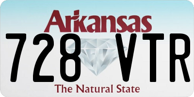 AR license plate 728VTR