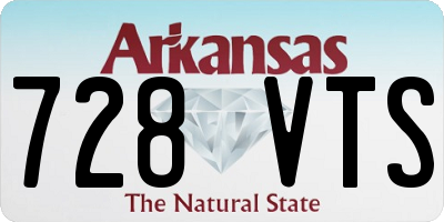 AR license plate 728VTS