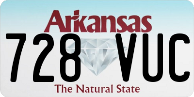 AR license plate 728VUC