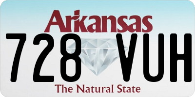 AR license plate 728VUH