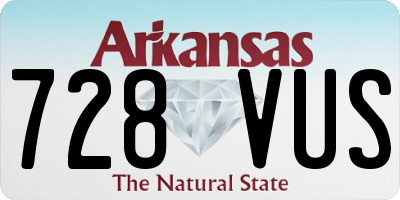 AR license plate 728VUS