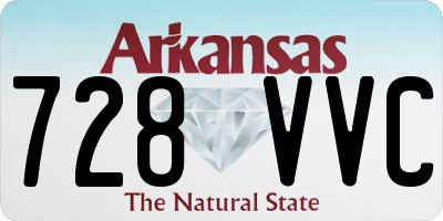 AR license plate 728VVC