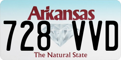 AR license plate 728VVD