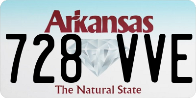 AR license plate 728VVE
