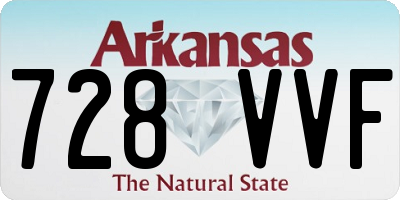AR license plate 728VVF