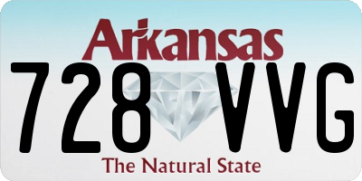 AR license plate 728VVG
