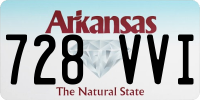 AR license plate 728VVI