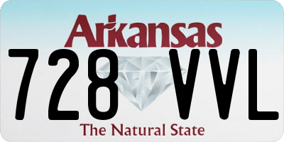 AR license plate 728VVL