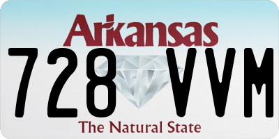 AR license plate 728VVM