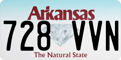 AR license plate 728VVN
