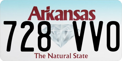 AR license plate 728VVO