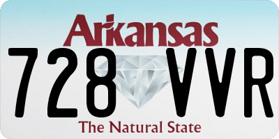 AR license plate 728VVR