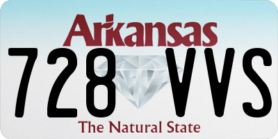 AR license plate 728VVS