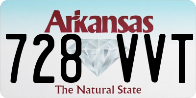 AR license plate 728VVT