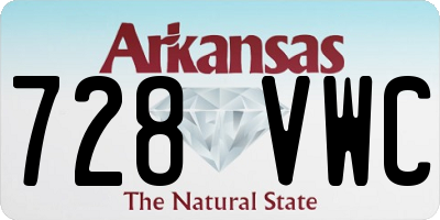 AR license plate 728VWC