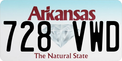 AR license plate 728VWD
